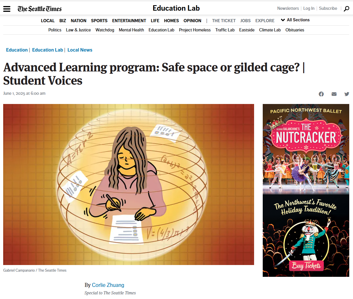 Seattle Times Article Preview